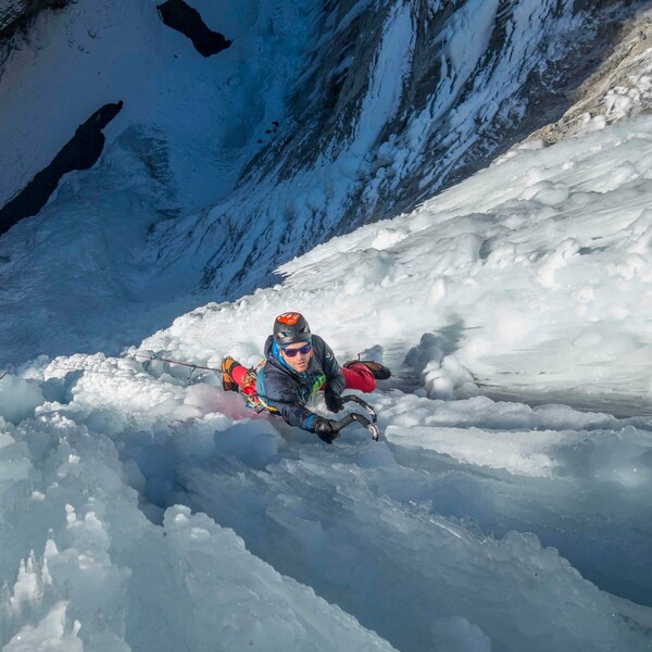 Cascade glace