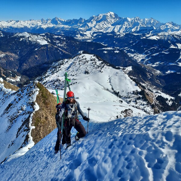 Raid à ski de randonnée dans les Aravis