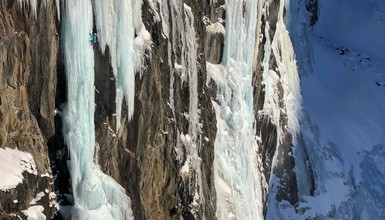 Shiva Lingam Cascade de glace