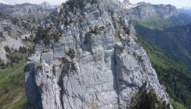 Les Dents de Lanfon-Dent Sud -Arête Ouest 1791 m