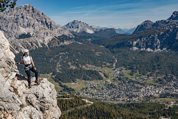 Via ferrate dans les Dolomites autour de Cortina d’Ampezzo