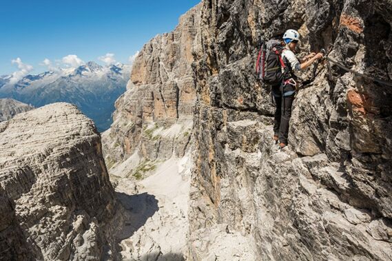 Via ferrate dans les Dolomites autour de Cortina d’Ampezzo
