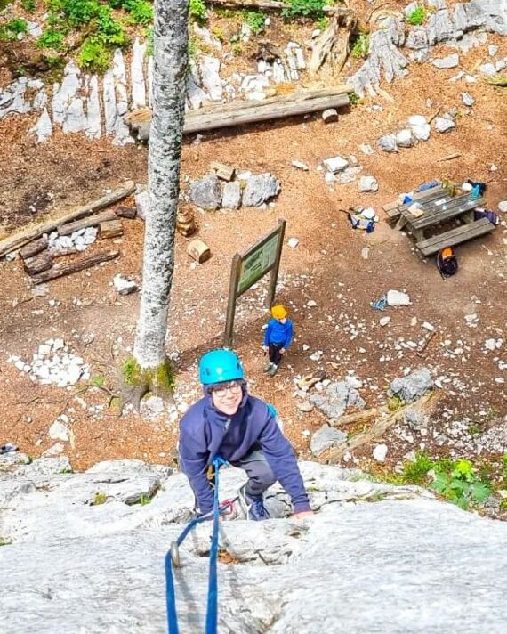stage enfant escalade de 8 à 12 ans