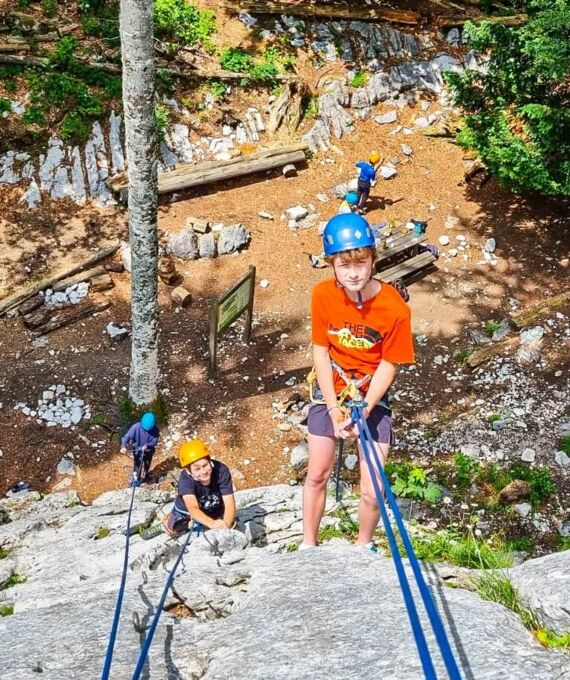 stage enfant escalade de 13 à 15 ans