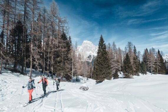 Ski de randonnée dans les Dolomites