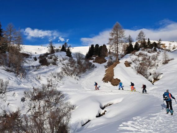 Ski de randonnée dans les Dolomites