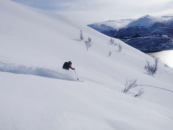 Ski de randonnée dans le Finnmark Norvége