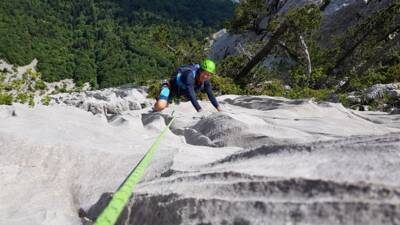 Stage escalade grandes voies au Sappey