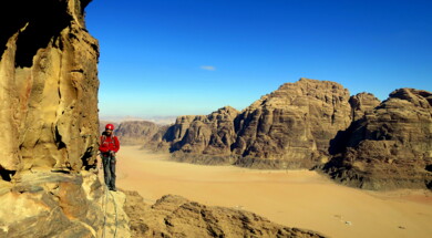 Escalade en Jordanie : Waddi Rum