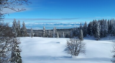 Randonnée Raquettes Jura Suisse
