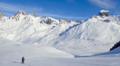 Séjour ski de randonnée autour de la Pierra Menta